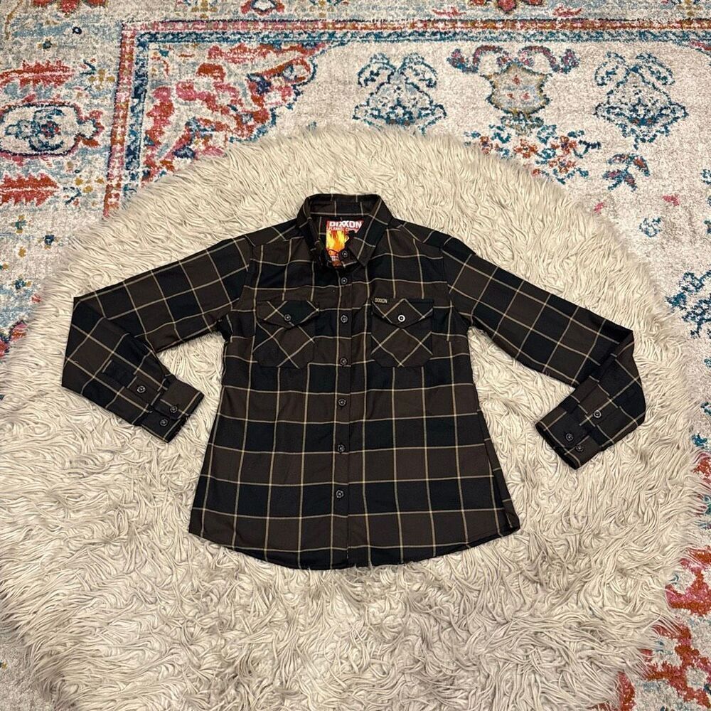 Dixon button down flannel shirt size medium
